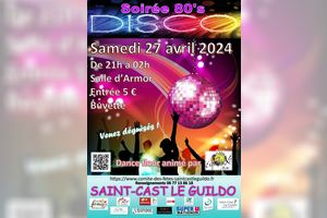 Soirée Disco 80's à Saint-Cast-le-Guildo