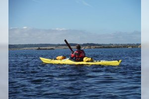 Kayak de mer vers l'île Agot au départ de Lancieux