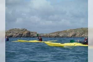 En Kayak de mer vers les Ebihens ou l'île Agot avec Canoë-Kayak Club de Plancoët