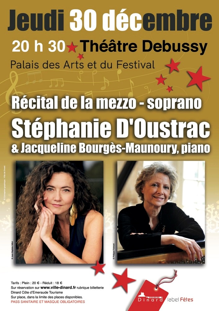 Récital Stéphanie D Oustrac Et Jacqueline Bourgès Maunoury à Dinard
