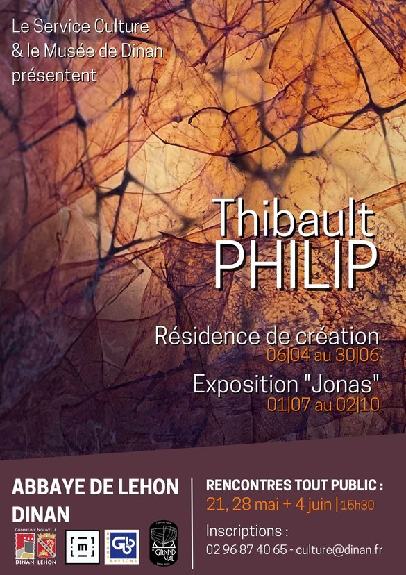 Jonas par Thibault Philip, Exposition à l'abbaye de Léhon à Dinan