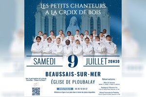 Concert exceptionnel des Petits Chanteurs à la Croix de Bois à Beaussais-sur-Mer