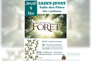  Il était une forêt, Projection puis Conférence-discussion à Saint-Juvat