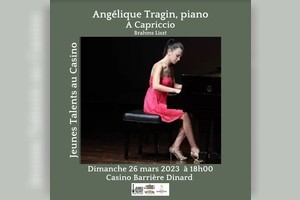 Angélique Tragin, Récital de Piano Jeunes Talents à Dinard