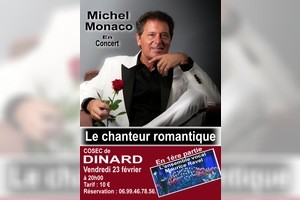 Concert Michel Monaco avec l'Ensemble vocal Maurice Ravel à Dinard