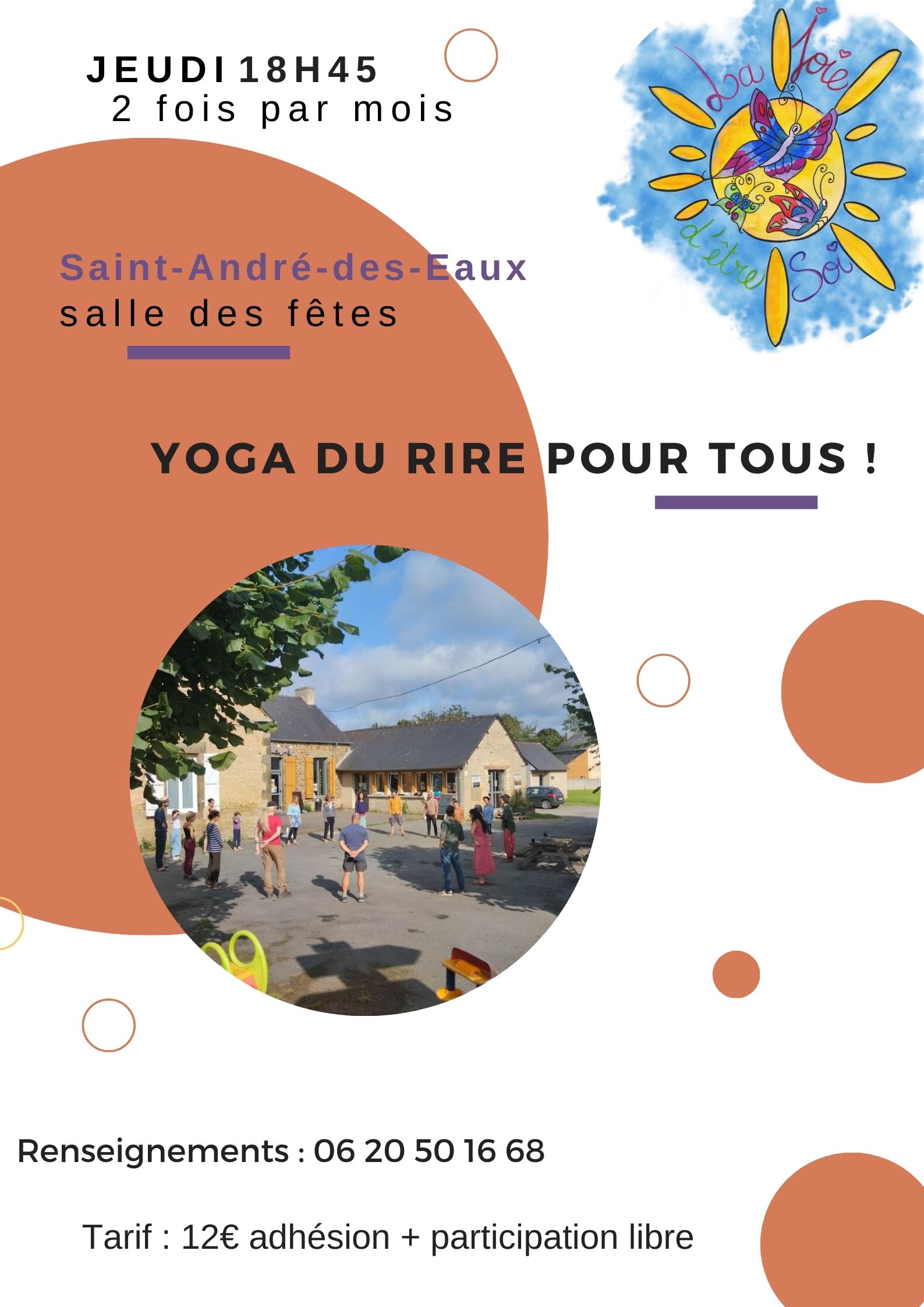 Yoga du rire pour tous à Sant-André-des-eaux