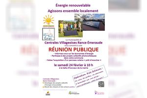 Energies renouvelables, Réunion Publique à Evran