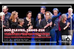 Théâtre d’improvisation avec les Improlocos à Saint-André-des-Eaux