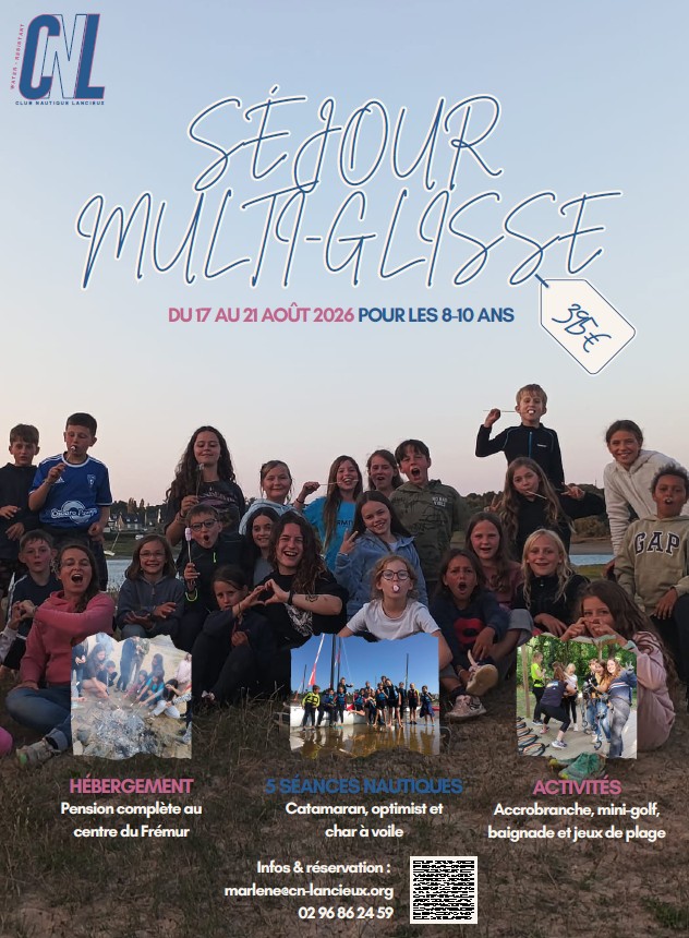 Colo Voile et Nature à avec le Club Nautique de Lancieux