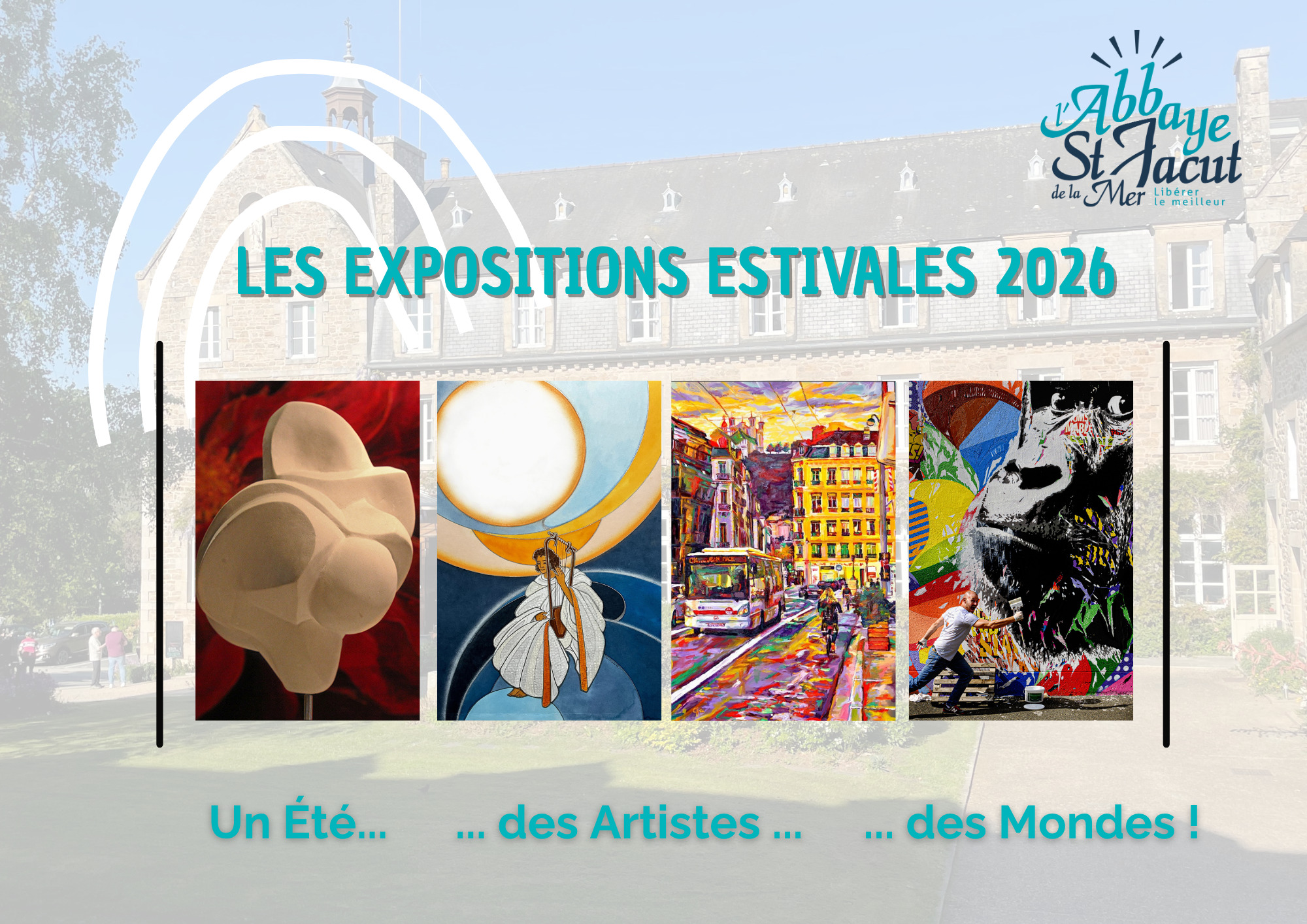 Ouverture de l'exposition estivale à l'Abbaye de Saint-Jacut-de-la-Mer