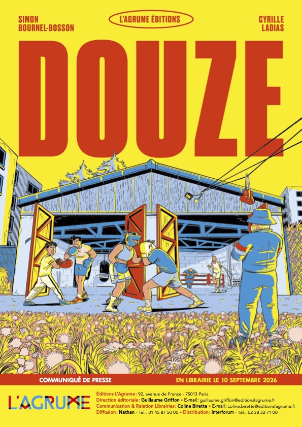 Dédicace BD, Sortie de DOUZE par Simon Bournel-Bosson à Saint-Suliac